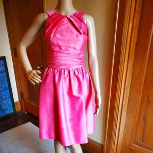 Hot Pink Cocktail Dress, Alfred Sung, Size 10